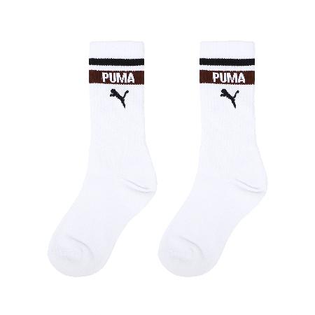 Puma 長襪 Fashion Crew Socks 白 黑 棕 中筒襪 休閒襪 襪子 BB144404