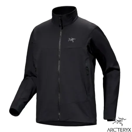 【ARCTERYX 始祖鳥】男 Gamma 防風防水透氣耐磨軟殼外套.夾克.風衣.大衣/X000007485 黑