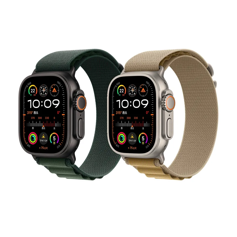 Apple Watch Ultra2 LTE 49mm 鈦金屬錶殼/高山運動錶帶(S)