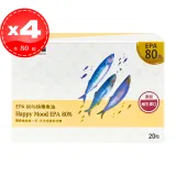 【大研生醫】EPA 80%快樂魚油軟膠囊 20粒*4盒 (共80粒)