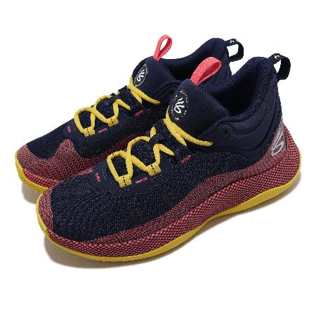 Under Armour 籃球鞋 Curry HOVR Splash 男鞋 藍 黃 粉 緩震 UA 3024719403