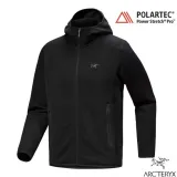 【ARCTERYX 始祖鳥】男 Kyanite Hoody 抓絨保暖連帽外套.夾克/X000008446 黑