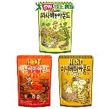 HBAF杏仁果系列(山葵/辣炒年糕/蜂蜜奶油)(120G/包)【愛買】