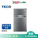 TECO東元101L雙門冰箱R1011S 含配送+安裝【愛買】