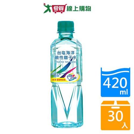 台鹽海洋鹼性離子水420mlx30入/箱【愛買】