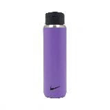 Nike 水壺 Rcharge Stainless Steel Straw 紫 不鏽鋼 防刮 吸管 水瓶 N100163250-524