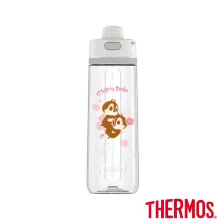 【THERMOS膳魔師】奇奇蒂蒂櫻花篇彈蓋輕水瓶710ml(TP4329CAD-CBCL)