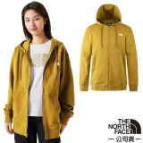 【The North Face】男女 U TNF FULL ZIP 機能性保暖透氣長袖連帽外套/83OR-ECJ 黃褐