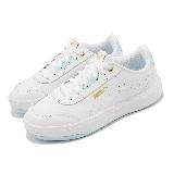 Puma 休閒鞋 Tori 女鞋 白 天空藍 厚底 皮革 小白鞋 橡膠大底 38302607