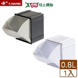 Shuter樹德 快取分類盒 FO-121(黑灰/白色) 臺灣製 掀開式抽屜 通SGS測【愛買】