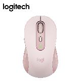 【Logitech 羅技】M750 L 多工靜音無線滑鼠 大手版 粉色