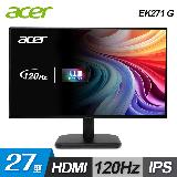 【ACER 宏碁】EK271 G 27型 IPS 120hz 電腦螢幕【福利品】