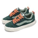 Vans 休閒鞋 Knu Skool 綠 橘 男鞋 女鞋 膠底 厚鞋舌 復古 麂皮 VN0009QC2LN