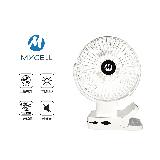 【MYCELL】二代無印風 多功能 USB 風扇 白色
