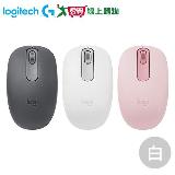 Logitech羅技 M196藍芽無線滑鼠(珍珠白) 910-007466【愛買】