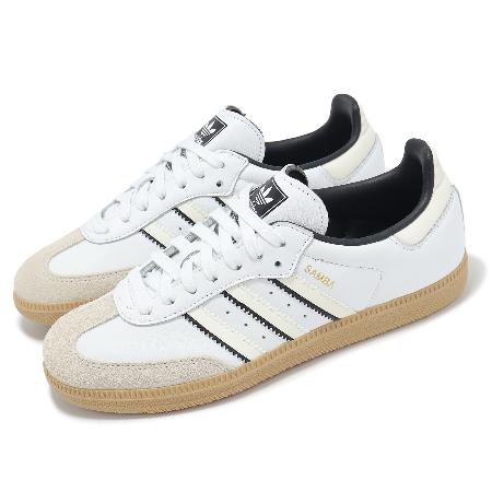 adidas 休閒鞋 Samba OG 男鞋 女鞋 白 黑 膠底 復古 德訓鞋 情侶鞋 愛迪達 ID1480