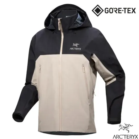 【ARCTERYX 始祖鳥】男 Beta AR Gore-Tex 3L防水透氣連帽外套/X000007082 黑/盧恩褐