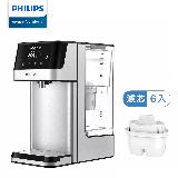 【Philips 飛利浦】2.2L免安裝瞬熱濾淨飲水機 濾芯6入