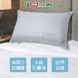 卡拉布妮石墨烯高彈力枕 45x75cm 臺灣製 石墨烯 3D纖維 高彈力 抑菌 【愛買】
