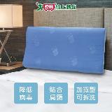 BIOME 加寬降病毒記憶枕 60x33x10/7.5cm 臺灣製 抗菌 加寬型 貼合肩頸 【愛買】