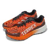 adidas 野跑鞋 Terrex Agravic 3 男鞋 橘 黑 戶外 抓地 運動鞋 愛迪達 IG8841