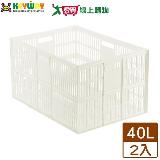 KEYWAY聯府 深型超大總理萬用籃 DT48【2件超值組】臺灣製 可堆疊 收【愛買】