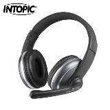 【INTOPIC 廣鼎】JAZZ-UB700 USB頭戴式耳機麥克風