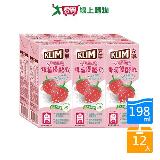 克寧草莓優酪乳198ML*6【兩入組】【愛買】