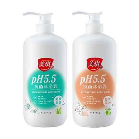 美琪PH5.5抗菌沐浴乳1000ml(經典皂香/輕柔果香)