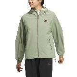 【adidas 愛迪達】連帽運動外套 TECH WV JKT 女 - JJ1129