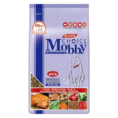 莫比 Mobby 貓飼料 挑嘴成貓饕客 7.5kg 成貓 幼母貓 幼貓 挑嘴 低卡 無穀 全品項