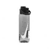 Nike 水壺 TR Recharge Chug 黑 旋蓋式 防漏 24oz 700ml N100431407-224