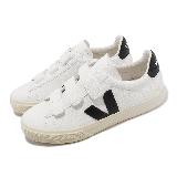 Veja 休閒鞋 Recife Logo Chromefree 男鞋 白 黑 魔鬼氈 小白鞋 RC0502790B