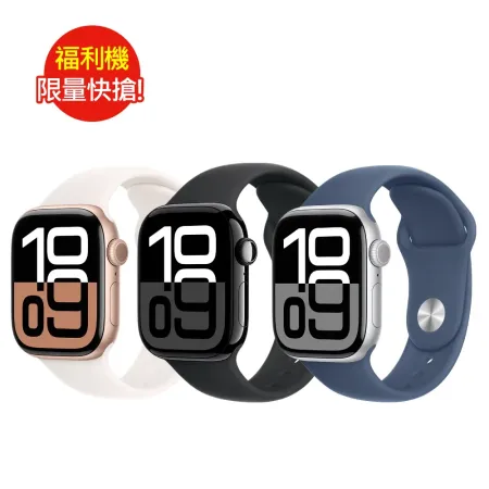 【福利品】原廠盒裝九成五新_AW 11 GPS 42mm 曜石黑/黑運動(S/M)MEQT4TA/A