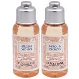L’OCCITANE歐舒丹 橙花&蘭花沐浴膠(75ml*2)【專櫃小物】