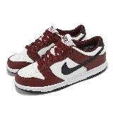 Nike 休閒鞋 Dunk Low GS 大童 女鞋 酒紅 深紅 酒漬櫻桃 黑 低筒 FZ4352-600