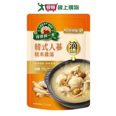 得意的一天韓式人蔘糯米雞湯780G