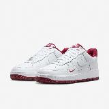 Nike 休閒鞋 Air Force 1 07 LV8 男鞋 白 紅 小勾 AF1 刺繡 HM9483-100
