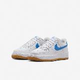 Nike 休閒鞋 Air Force 1 GS 大童 女鞋 白 藍 AF1 膠底 百搭 FV5948-115