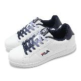 Fila 休閒鞋 Inheritance 2 男鞋 白 藍 低筒 皮革 小白鞋 情侶鞋 斐樂 1C323Z133