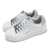 Fila 休閒鞋 Inheritance 2 男鞋 白 灰 低筒 皮革 小白鞋 情侶鞋 斐樂 1C323Z144