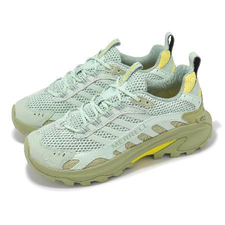 Merrell 戶外鞋 Moab Speed 2 Vent 2k SE 女鞋 藍 綠 緩衝 黃金大底 抓地 健行鞋 ML008238