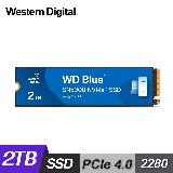 【WD 威騰】藍標 SN5000 2TB Gen4 M.2 NVMe PCIe SSD 固態硬碟