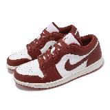 Nike 休閒鞋 Air Jordan 1 Low Dune Red 紅 白 AJ1 男鞋 喬丹 FJ3459-160