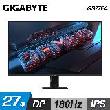 【GIGABYTE 技嘉】GS27FA 27型 180Hz 1ms SS IPS 電競螢幕
