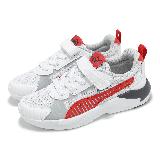 Puma 休閒鞋 X-Ray 3 LT AC PS 中童 童鞋 白 灰 紅 緩震 魔鬼氈 運動鞋 40149401