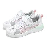 Puma 休閒鞋 X-Ray 3 LT AC PS 中童 童鞋 白 灰 粉紅 緩震 魔鬼氈 運動鞋 40149404