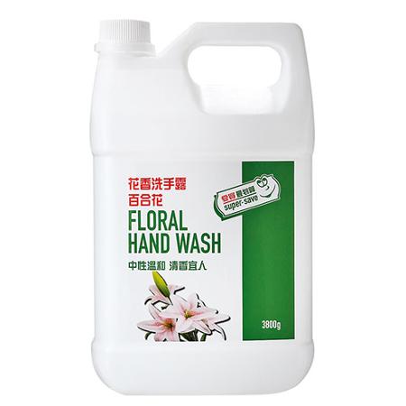 愛買嚴選 百合花香洗手乳3800ml