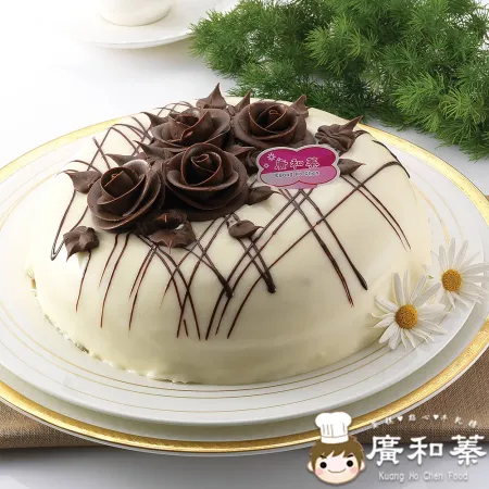廣和蓁 玫瑰物語蛋糕(8吋/750g/入)