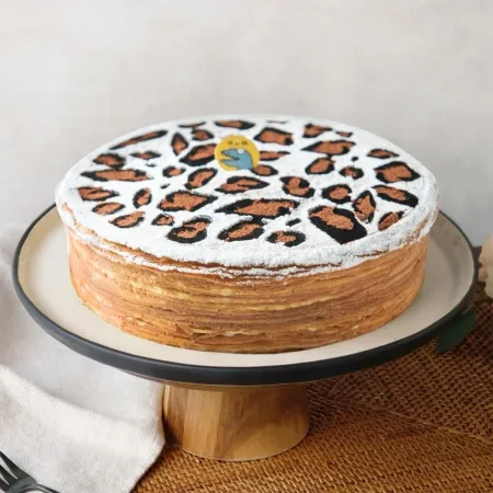 豹紋可可千層8吋(1176公克±20g/入)